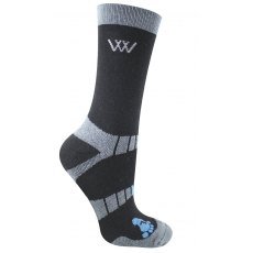 Woof Waffle Knit Bamboo Short Riding Socks - Pack Of 2