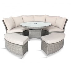 Monaco Stone Dining Modular Curved Monaco Stone Dining Modular Curved