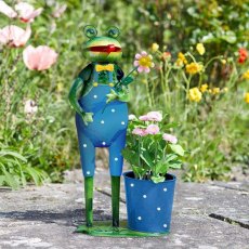 SG Decor Frog Flower Pot