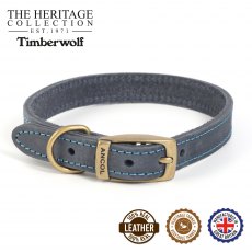 Ancol Timberwolf Leather Collar Size - 2/S 26-31cm Ancol Timberwolf Leather Collar Size - 2/S 26-31cm