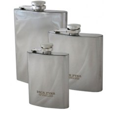 Jack Pyke Stainless Steel Hip Flask 6oz Jack Pyke Stainless Steel Hip Flask 6oz