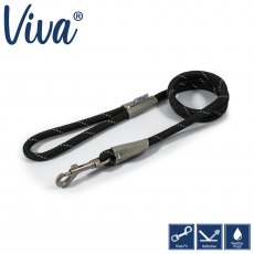 Ancol Rope Lead Reflective - 1.07m X 10mm Ancol Rope Lead Reflective - 1.07m X 10mm