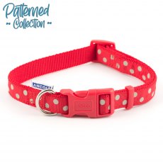 Ancol Vintage Polka Nylon Collar - 20-30cm Ancol Vintage Polka Nylon Collar - 20-30cm