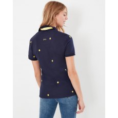 Pippa Embroidered Sunflower Polo Shirt