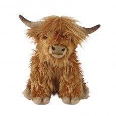 Living Nature Large Highland Cow Soft Toy With Sound Living Nature Large Highland Cow Soft Toy With Sound
