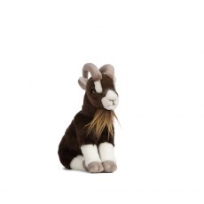 Living Nature Sitting Brown Goat Soft Toy - 20cm