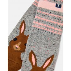 Joules Fluffy Socks - Grey Hare