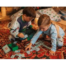 Tracter Ted Wooden Dominoes