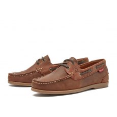 Chatham Willow  Leather Boat Shoes Dk Tan