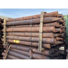 Treated Creosoted Strainer - 2.4m 125-150mm Treated Creosoted Strainer - 2.4m 125-150mm