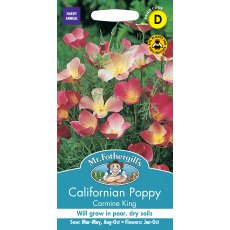 Fothergills Calif Poppy Carmine King Fothergills Calif Poppy Carmine King