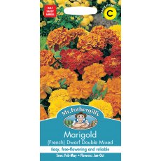 Fothergills Marigold French Dwarf Double Mix Fothergills Marigold French Dwarf Double Mix