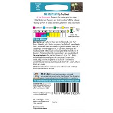 Fothergills Nasturtium Tip Top Mixed