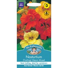 Fothergills Nasturtium Gleam Mixed