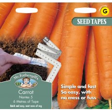 Fothergills Seed Tape Carrot Early Nantes 5 Fothergills Seed Tape Carrot Early Nantes 5