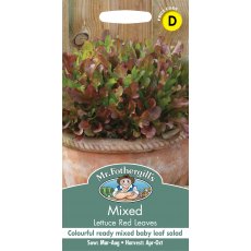 Fothergills Lettuce Mixed Leaves Red Fothergills Lettuce Mixed Leaves Red