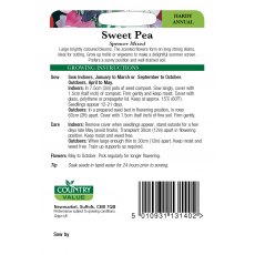 Sweetpea Spencer Mixed C V Seeds
