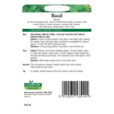 Basil Sweet C V Seeds