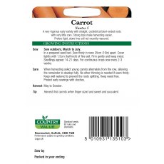 Carrot Nantes 5 C V Seeds