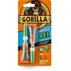 Gorilla Super Glue Gel - 2 X 3g Gorilla Super Glue Gel - 2 X 3g