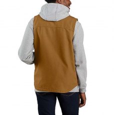 Carhartt Men's Duck Sherpa Mock Neck Vest
