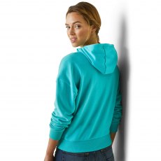 Ariat Women's Just Hoodie - Heather Pool Blue