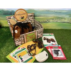 Crafty Ponies Leather Tack Starter Box Set - Brown Crafty Ponies Leather Tack Starter Box Set - Brown