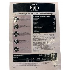 BATA Super Premium Senior/Adult Light Dog Fish with Rice