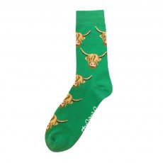 ShuttleSocks Crew Short Highland Cow