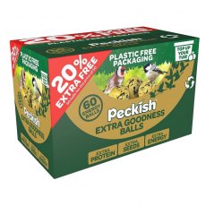 Peckish Extra Goodness Fat Balls - 50pk & 20% Extra Free Peckish Extra Goodness Fat Balls - 50pk & 20% Extra Free