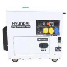 Hyundai DHY8000SELR 5.8kW Silent Long Running Standby Diesel Generator Hyundai DHY8000SELR 5.8kW Silent Long Running Standby Diesel Generator