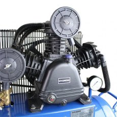 Hyundai 90 Litre Air Compressor, 10.7CFM/145psi, Petrol 7hp | HY70100P