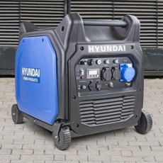 Hyundai 6600W/6.6kW Remote Electric Start Petrol Portable Inverter Generator | HY6500SEi