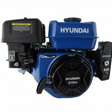 Hyundai 212cc 7hp 20mm Electric-Start Horizontal Straight Shaft Petrol Replacement Engine, 4-Stroke,