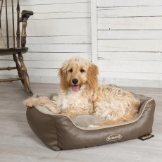 Scruffs Latte Chateau Box Bed - 60x50cm