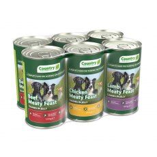 Country Meaty Feast Dog Food Chunks - 6 x 1200g Country Meaty Feast Dog Food Chunks - 6 x 1200g