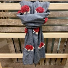 At Home in the Country Orchid Design Scarf