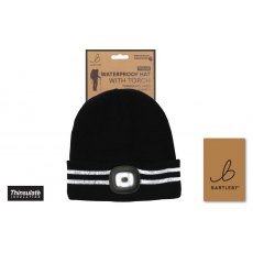 Bartleby Men's Knitted Waterproof Hat With Light Bartleby Men's Knitted Waterproof Hat With Light