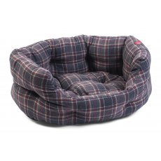 Zoon Plaid Oval Bed - Medium Zoon Plaid Oval Bed - Medium