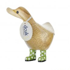 DCUK Natural Spotty Welly Ducky