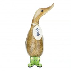 DCUK Natural Welly Floral Duckling