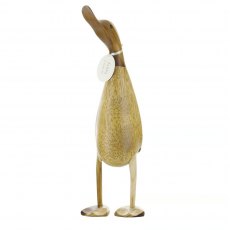 DCUK Natural Wooden Duck - 40cm