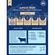Superfood 65 Angus Beef Adult Dog - 12kg