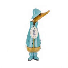 thumbnail image 2 of Reny's Ark Wooden Duck Ornament - Bamboo Duck Statue With Wellies Boots - 25cm 2 of 6
