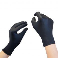 SafeHealth 6.0g Heavy Duty Nitrile Black Gloves - 100pk SafeHealth 6.0g Heavy Duty Nitrile Black Gloves - 100pk