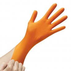 SafeHealth 8.6g XHD Nitrile Orange Gloves - 100pk SafeHealth 8.6g XHD Nitrile Orange Gloves - 100pk