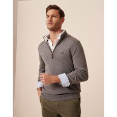 Crew Clothing  Men's Classic Half Zip Jumper Crew Clothing  Men's Classic Half Zip Jumper