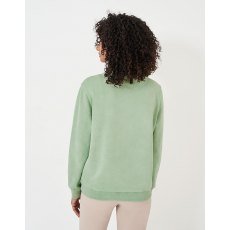 Crew Clothing  Women's Sweat Pigment Dyed Crew Neck Sweatshirt