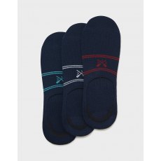 Crew Clothing  3 Pack Bamboo Secret Socks Crew Clothing  3 Pack Bamboo Secret Socks