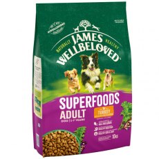 James Wellbeloved Superfoods Adult Turkey with Kale & Quinoa - 10kg James Wellbeloved Superfoods Adult Turkey with Kale & Quinoa - 10kg